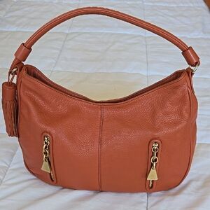 CHLOE See by Chloé "Cherry" large Coral leather shoulder bag